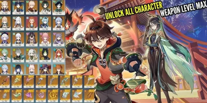 genshin unlocked all character