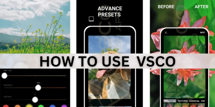 VSCO app how use